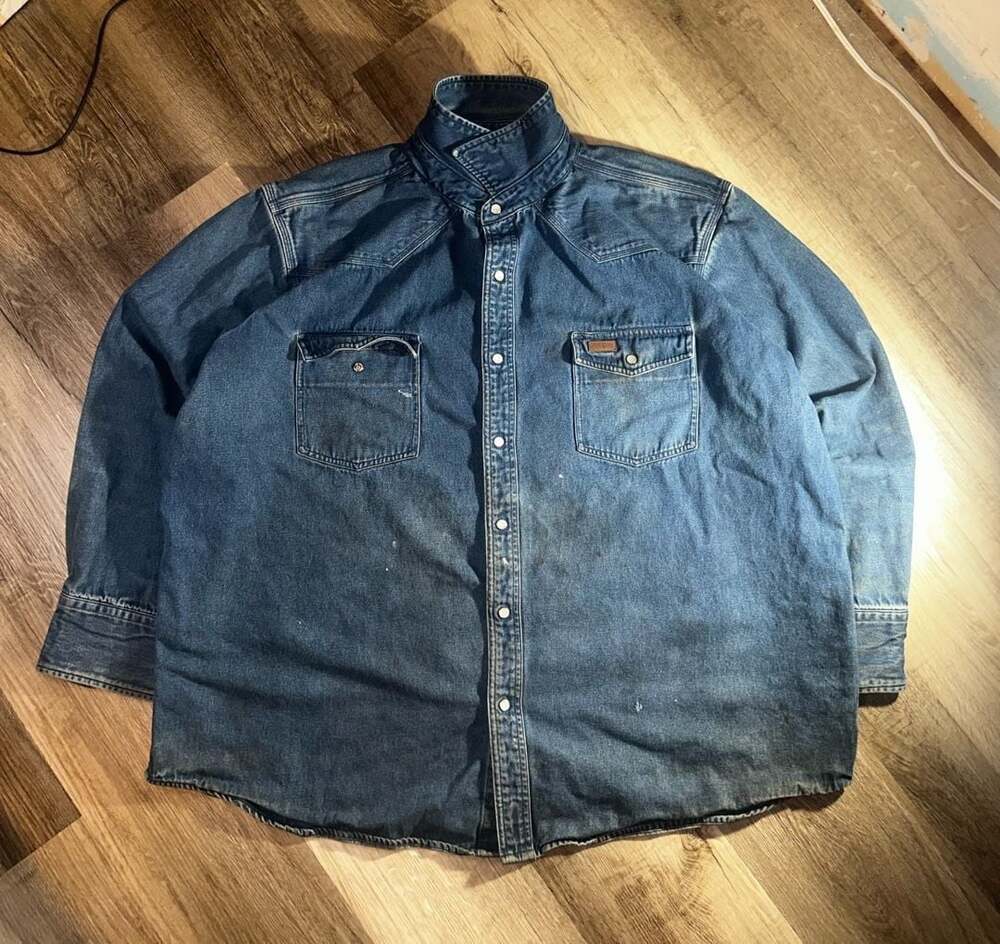 Carhartt Vintage Denim Western Shirt 3XL
